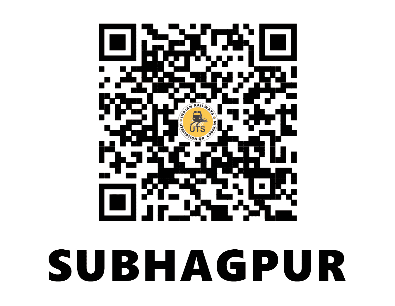 UTS QR Code for SUBHAGPUR - SUBR (NE - UTTAR PRADESH)